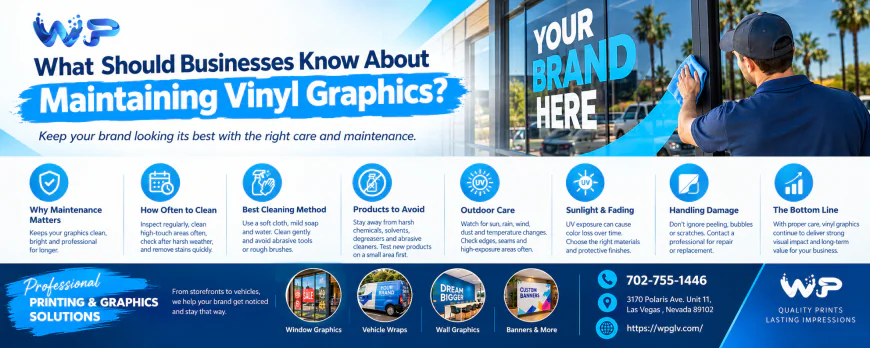 What Should Businesses Know About Maintaining Vinyl Graphics?