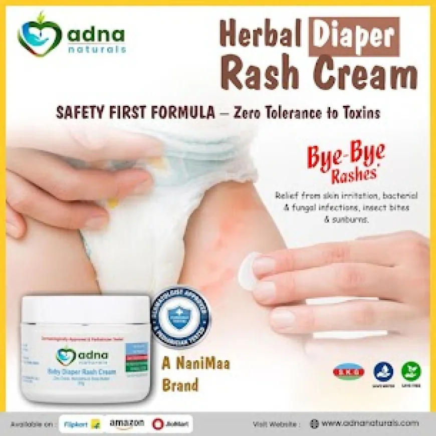 Home Remedy for Baby Diaper Rash – Gentle Natural Relief with ADNA Naturals