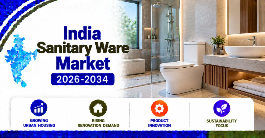 India Sanitary Ware Market 2026–2034: Urbanization, Premium Bathroom Solutions & Real Estate Development Driving Demand
