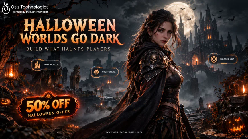 Halloween Gaming Goes Bigger with Smaller Teams: Scale Game Art with 50% Off