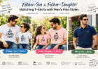 Father-Child Matching T-Shirts and Polo Styles for Everyday Moments