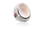 How to Style a Rose Quartz Cabochon Ring with Elegance