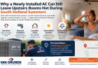 Why a Newly Installed AC Can Still Leave Upstairs Rooms Hot During South Holland Summers