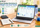 Excel Budget Worksheet & Weight Loss Excel Tracker