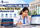 NEET PG Choice Filling 2026: How to Build the Right Preference List