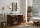 Impress Holiday Guests with a Handcrafted Solid Wood Powder Room Vanity