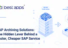 SAP Archiving Solutions: The Hidden Lever Behind a Faster, Cheaper SAP Service