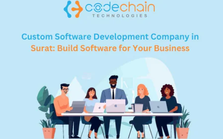 Custom Software Development Company in Surat: Building Solutions for Business Growth