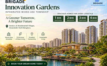 Brigade Innovation Gardens: Upcoming Residential Project in Devanahalli, Bangalore