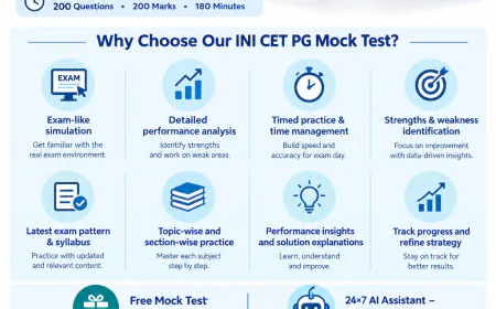 INI CET PG Mock Test: Strengthen Your Preparation with Smart, Exam-Oriented Practice