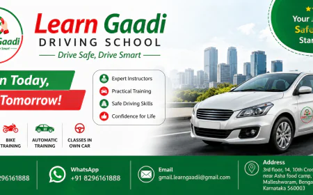 Driving Schools in Bangalore: Learn Car, Bike & Bus Driving Safely