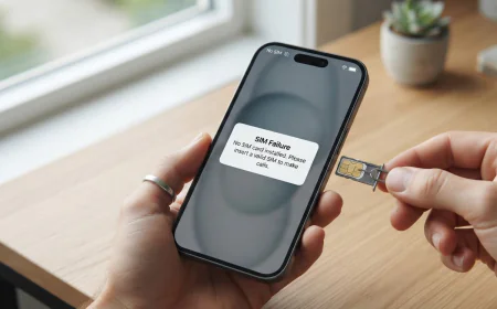 Why Does My iPhone Keep Saying “SIM Failure” or “No SIM Available”?
