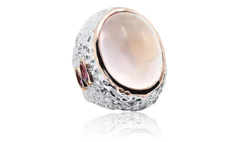 How to Style a Rose Quartz Cabochon Ring with Elegance