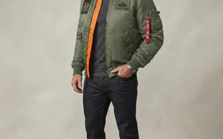 USA Classic Bomber Jacket – Timeless Fashion Style