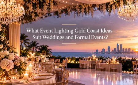 What Event Lighting Gold Coast Ideas Suit Weddings and Formal Events?