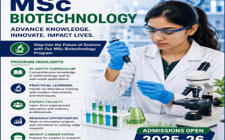 Master Course in Biotechnology Jaipur: Complete Guide