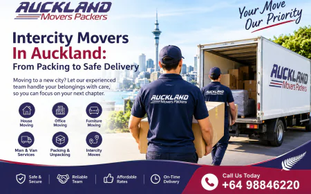 Intercity Movers In Auckland: From Packing to Safe Delivery
