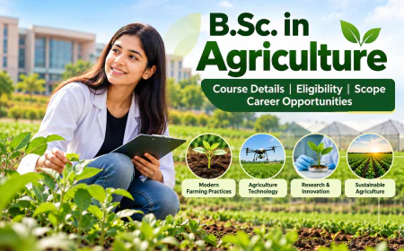 B.Sc. in Agriculture Course: Details, Eligibility, Scope & Career Opportunities