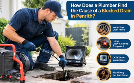 How Does a Plumber Find the Cause of a Blocked Drain in Penrith?