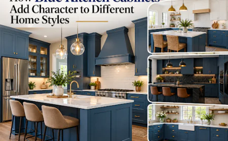 How Blue Kitchen Cabinets Add Character to Different Home Styles
