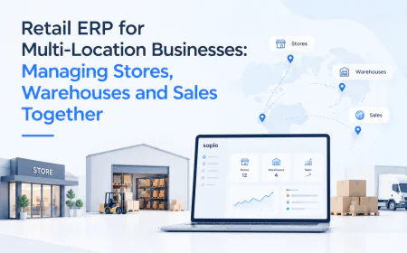 Retail ERP for Multi-Location Businesses: Managing Stores, Warehouses and Sales Together