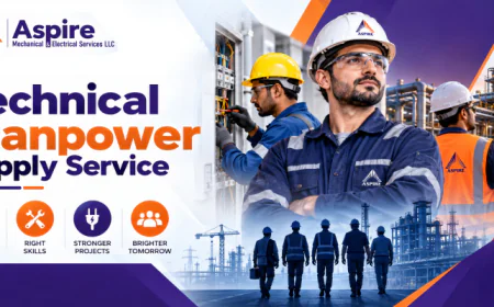 How can technical manpower supply services help industrial projects?
