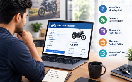 How Can a Bike EMI Calculator Help Before Applying for a Bike Loan?