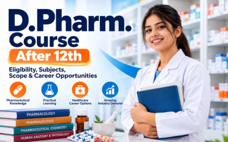 D.Pharm. Course: Eligibility, Subjects, Duration, Scope & Career Opportunities