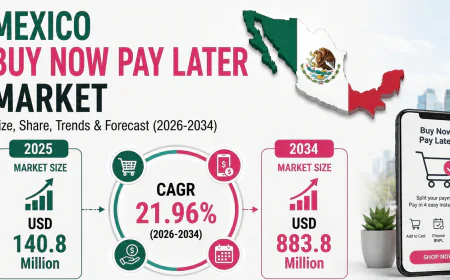 Mexico Buy Now Pay Later Market Size Projected to Reach USD 883.8 Million by 2034 with a CAGR of 21.96%