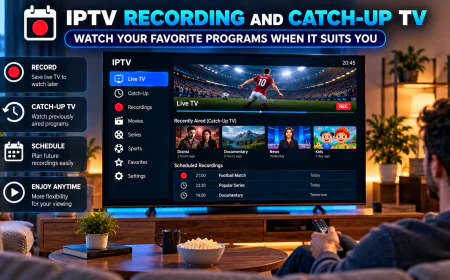 How IPTV Recording and Catch-Up TV Can Make Viewing More Flexible