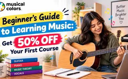 Beginner’s Guide to Learning Music – Get 50% Off