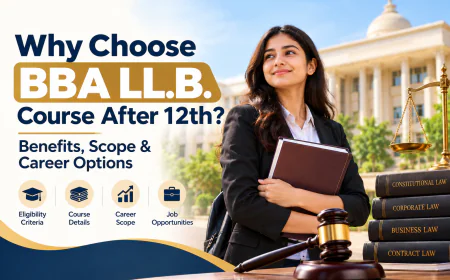Why Choose BBA LL.B. Course After 12th? Benefits, Scope & Career Options
