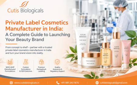 Private Label Cosmetics Manufacturer in India: A Complete Guide to Launching Your Beauty Brand