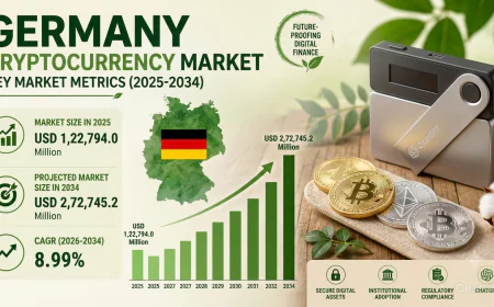 Germany Cryptocurrency Market Size, Share, Trends and  Outlook 2034