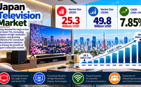 Japan Television Market Size, Share and Industry Insights 2026–2034
