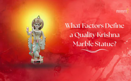 What Factors Define a Quality Krishna Marble Statue?