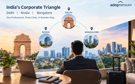 India Corporate Triangle Delhi Noida Bangalore Accommodation Guide