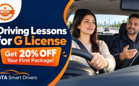 Driving Lessons for G License – Get 20% Off Your First Package!