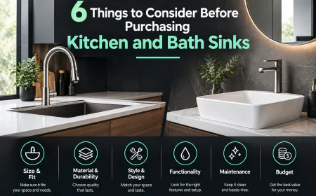 6 Things to Consider Before Purchasing Kitchen and Bath Sinks