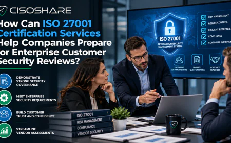 How Can ISO 27001 Certification Services Help Companies Prepare for Enterprise Customer Security Reviews?