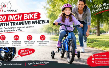 20 Inch Bike with Training Wheels: Find the Right Bicycle Stability Solution with FATWHEELS