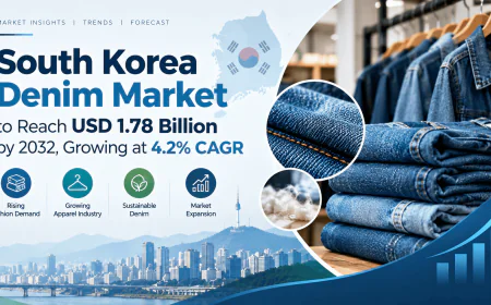 South Korea Denim Market to Reach USD 1.78 Billion by 2032, Growing at 4.2% CAGR