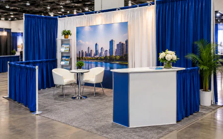Creative Ways to Use Pipe And Drape for Trade Shows and Exhibition Booths