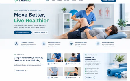 A Beginner’s Guide to Choosing a Physiotherapy Website Template for Your Clinic