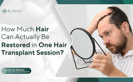How Much Hair Can Actually Be Restored in One Hair Transplant Session?