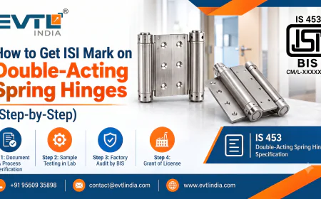 How to Get ISI Mark on Double-Acting Spring Hinges (Step-by-Step)