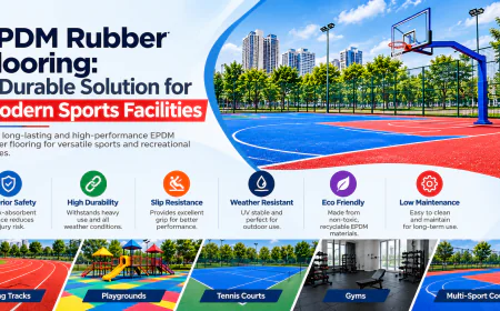 EPDM Rubber Flooring: A Durable Solution for Modern Sports Facilities