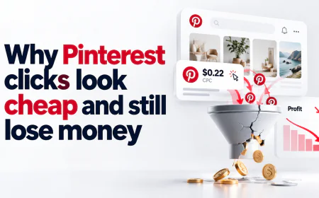 Why Pinterest clicks look cheap and still lose money