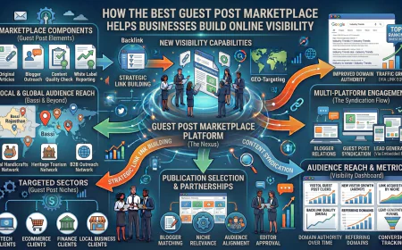 How the Best Guest Post Marketplace Helps Businesses Build Online Visibility