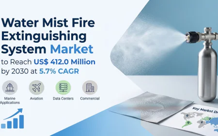 Water Mist Fire Extinguishing System Market to Reach US$ 412.0 Million by 2030 at 5.7% CAGR